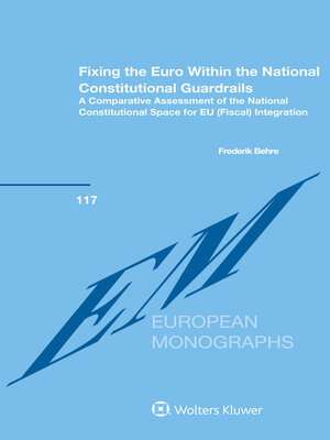 cover image of Fixing the Euro Within the National Constitutional Guardrails